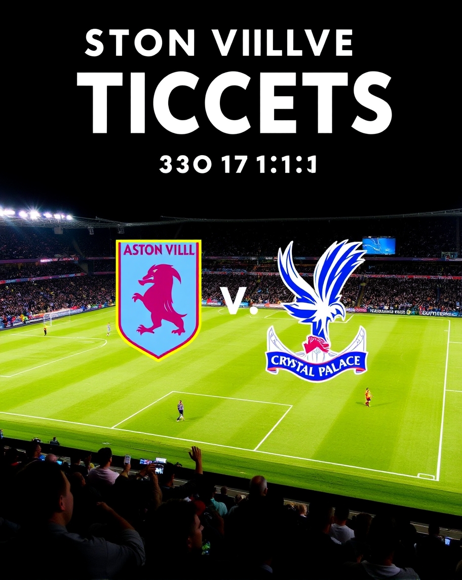 Aston Villa vs Crystal Palace tickets