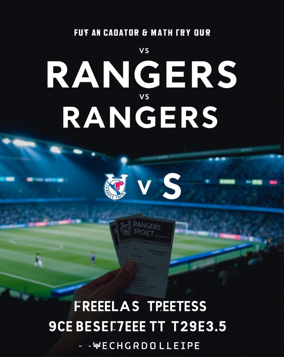 Rangers vs Hearts tickets