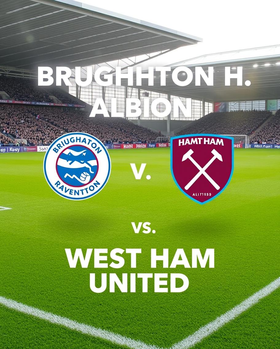 Brighton & Hove Albion vs West Ham United